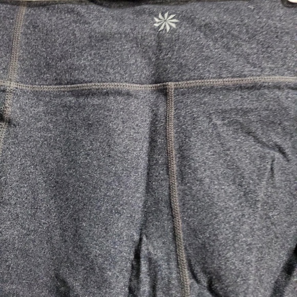 Athleta Grey Flared Leggings - Size MP - Picture 5 of 6